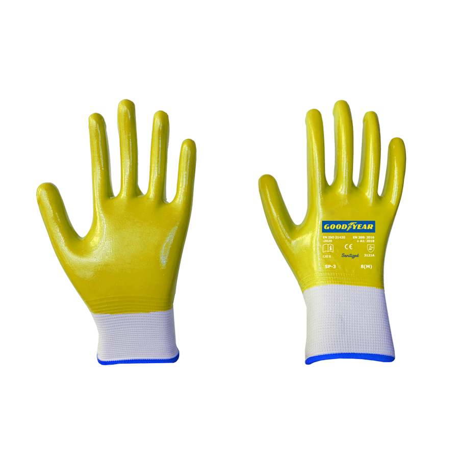 Goodyear SP3 Tam Kaplı Nitril Eldiven