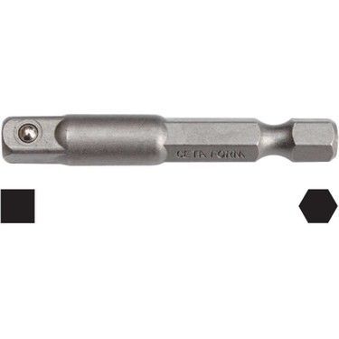 Ceta Form 1/4'' Lokma Adaptörü (Makina ile Kullanım) - E:1/4''x 50 mm