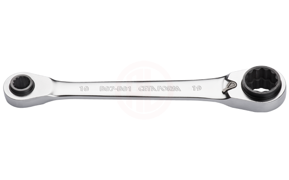 Ceta Form 4'lü C-GEAR Cırcırlı Kombine Anahtar (10x13 - 17x19 mm)