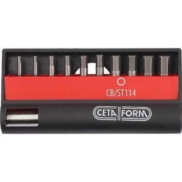 Ceta Form 11 Parça Allen Bits Uç Takımı - 1/4'' Bits Tutucu ile