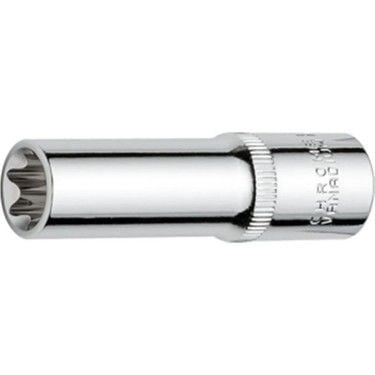 Ceta Form 3/8'' Dış TORX Derin Lokma Anahtar -E10 /Kartlı