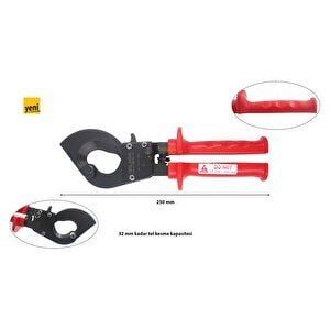 Ceta Form Cırcırlı Kablo Kesici - 280 mm