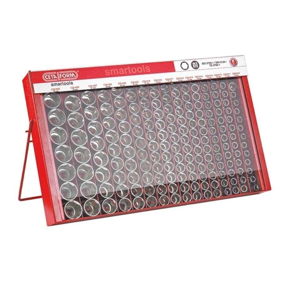 Ceta Form 184 Parça 1/2'' 6 Köşe Lokma Anahtar Teşhir Standı