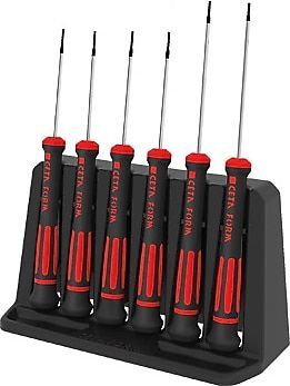 Ceta Form 6 Parça C-TRONIC Elektronikçi Tornavida Takımı - TORX (Pls. Organizerli)
