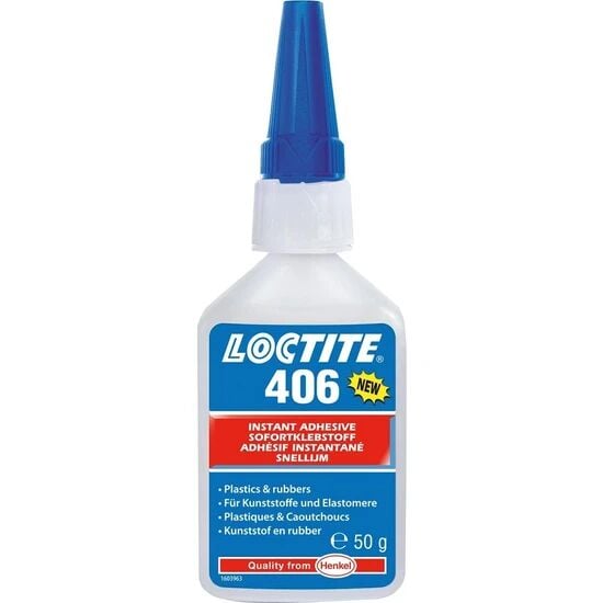 Loctite 406 Plastik Kauçuk Hızlı Yapıştırıcı 500 GR