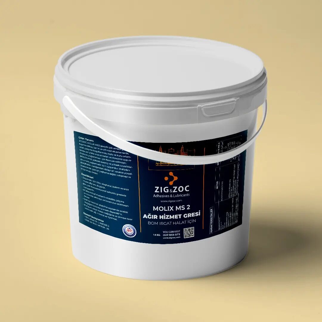 ZIG&ZOC MOLIX MS 2 Ağır Hizmet – Bom ve Irgat Halatı Gresi 1 KG