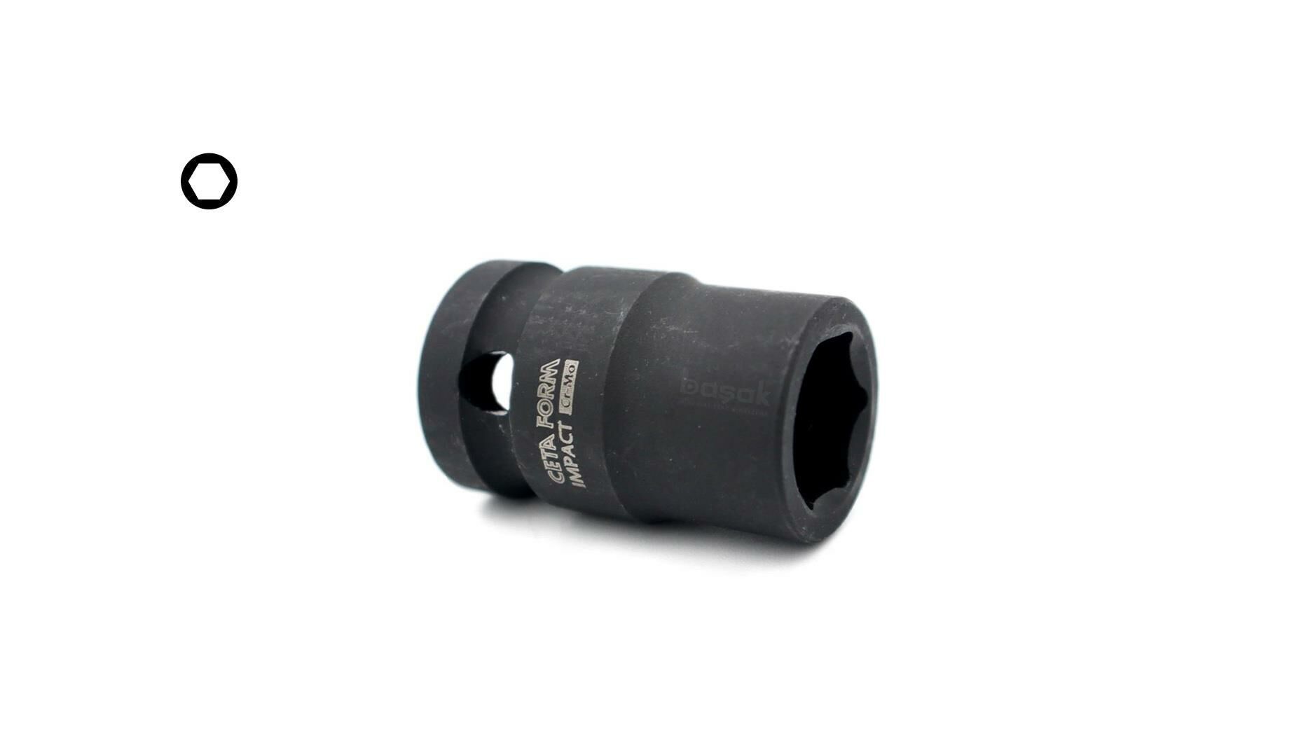 Ceta Form 1/2'' 6 Köşe Havalı Lokma Anahtar - 11 mm / Kartlı