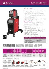 Power MIG GS 5000 Su Soğutmalı İnverter Kaynak Makinası