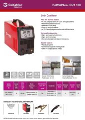 Power Plus CUT 100 Plazma Kesme Makinası