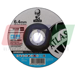 Atlas Paslanmaz İnox Taşlama Taşı 125x6,4x22,23