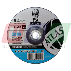 Atlas Paslanmaz İnox Taşlama Taşı 180x6,4x22,23
