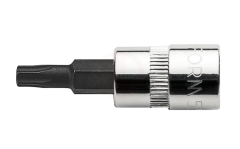 Ceta Form 1/4'' 5 Köşe Delikli TORX Uçlu Lokma- IPR25 x 37 mm / Kartlı