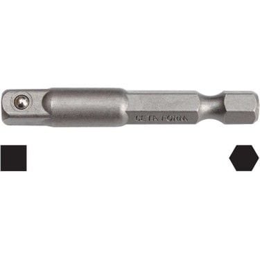 Ceta Form 1/4'' Lokma Adaptörü (Makina ile Kullanım) - E:1/4''x 50 mm