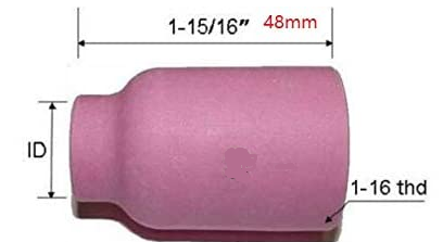 Seramik Large Gaz Lens Nozul (Fincan) 17/18/26 No:12 53N87