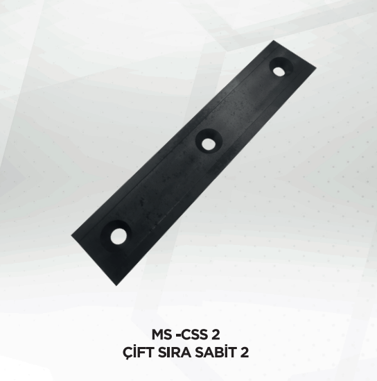Futter Messer Silaj Makinesi Çift Sıra Sabit Bıçakğı