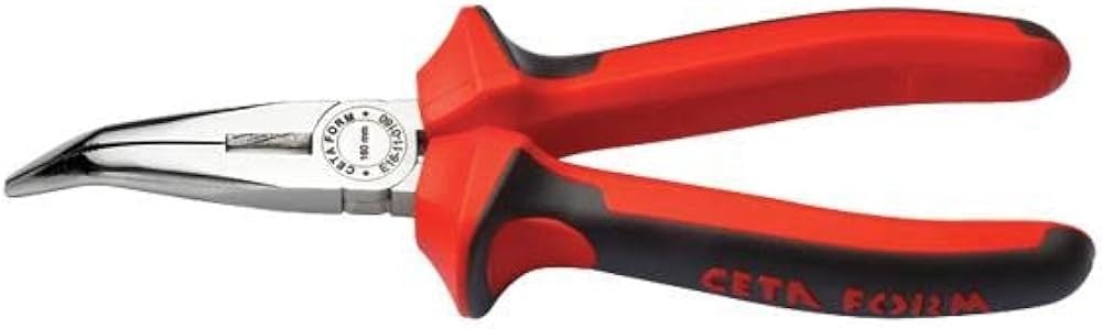 Ceta Form 160 mm Eğri Kargaburun (Parlak Krom/DuoTech Sap)