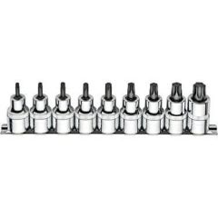Ceta Form 9 Parça 1/2'' TORX Uçlu Lokma Takımı- Kısa Tip