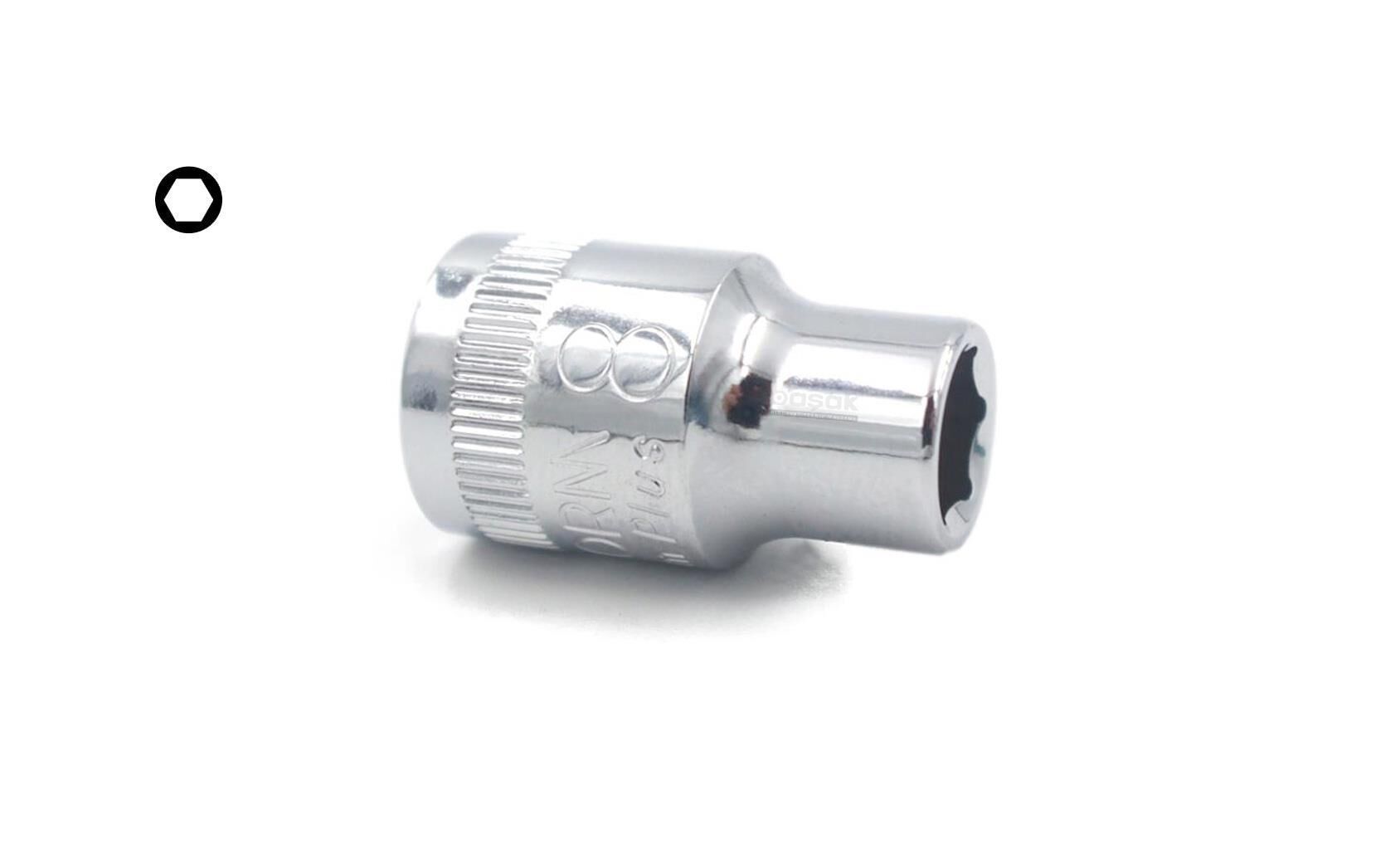 Ceta Form 3/8'' 1000V 6 Köşe Lokma Anahtar - 9 mm