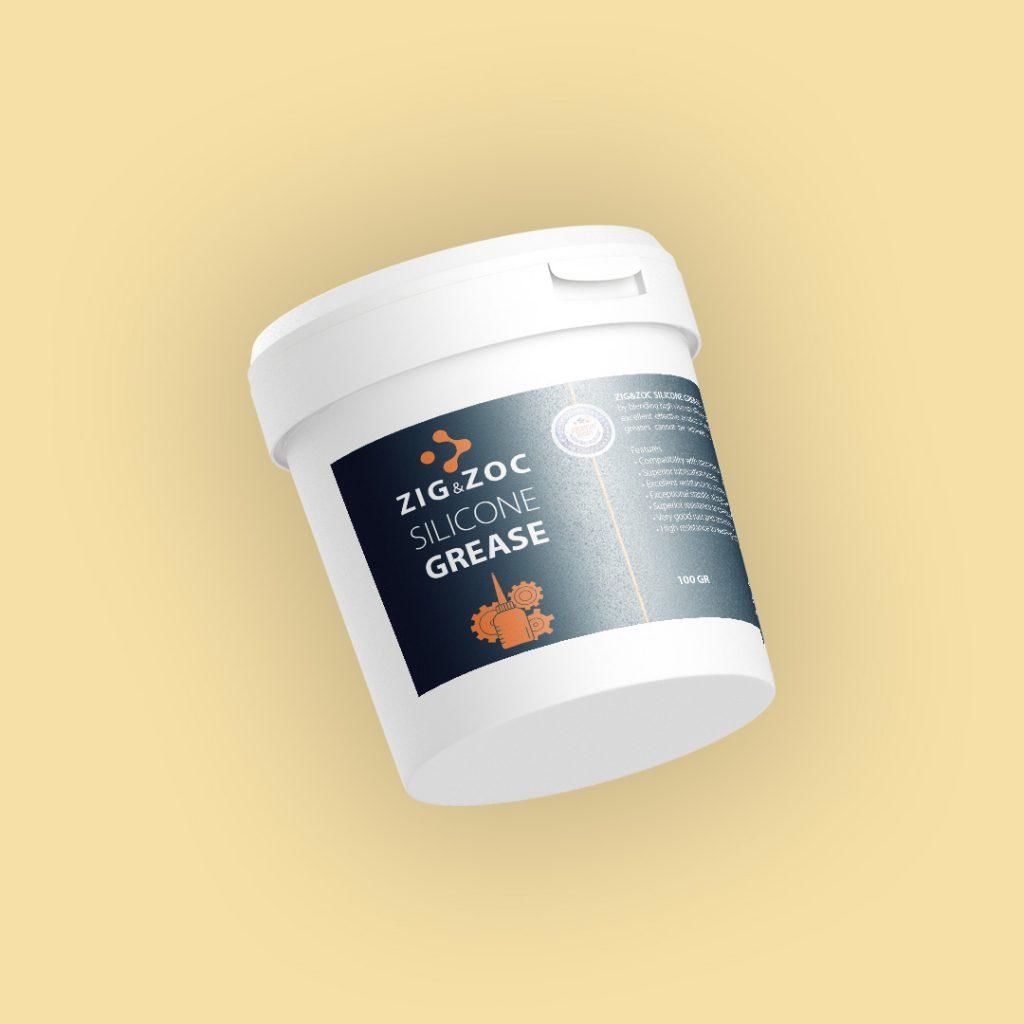 ZIG&ZOC Silikon Gres Şeffaf O-ring Plastik-Metal Yağlama 100 GR