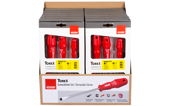 Ceta Form TOREX Tornavida Takımı Teşhir Seti- 12 x 4000M/7ST1
