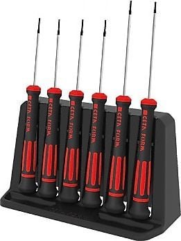 Ceta Form 6 Parça C-TRONIC Elektronikçi Tornavida Takımı - TORX (Pls. Organizerli)