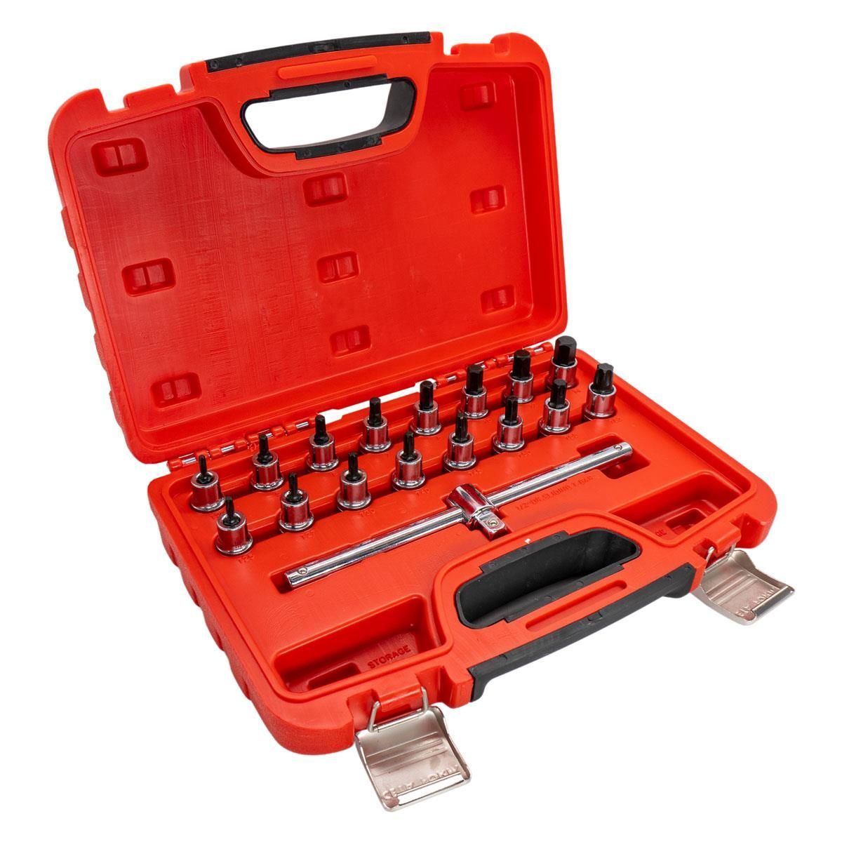 Ceta Form 17 Parça 1/2'' TORX ve Allen Uçlu Lokma Takımı