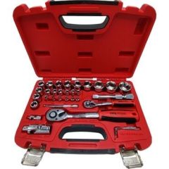 Ceta Form 35 Parça 1/4''+ 1/2'' 6 Köşe Lokma Takımı
