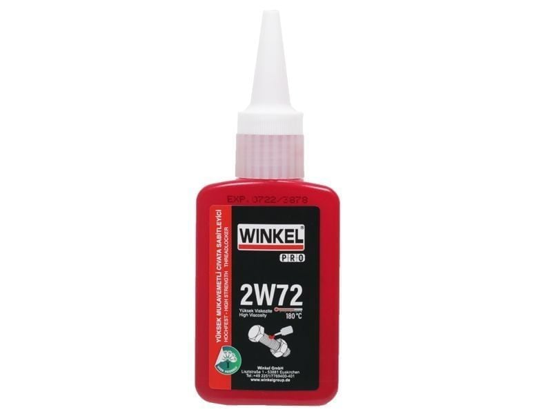 WINKEL PRO 2W72 Yüksek Isı Dayanıklı Vida Sabitleyici 50 ML