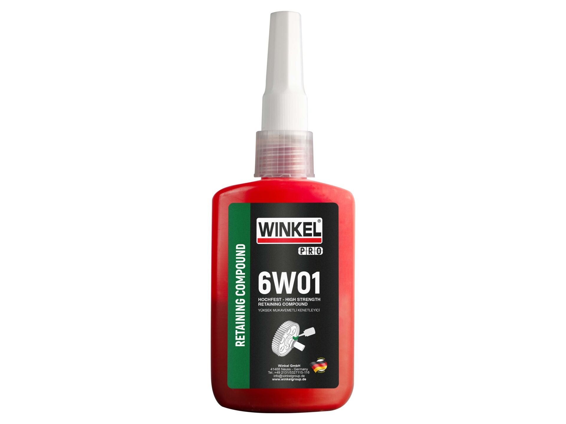 WINKEL PRO 6W01 Yüksek Mukavemet Sıkı Geçme 250 ML