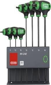 Ceta Form 7 Parça T Saplı TORX Anahtar Takımı (Metal Stand ile)