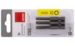 Ceta Form 3 Parça 1/4'' TORX Bits Uç - T15 x 25 mm / Kartlı
