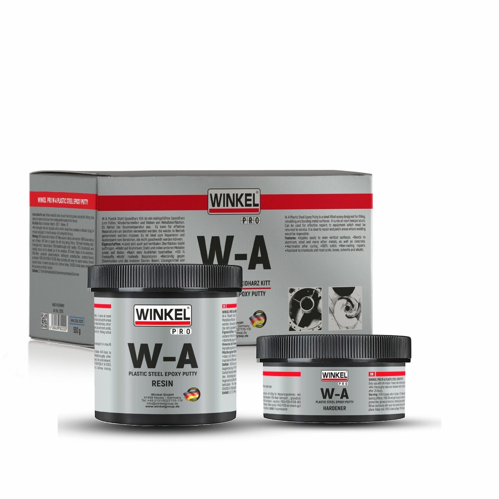 WINKEL PRO W-A Plastic Steel Epoxy Putty 500 GR