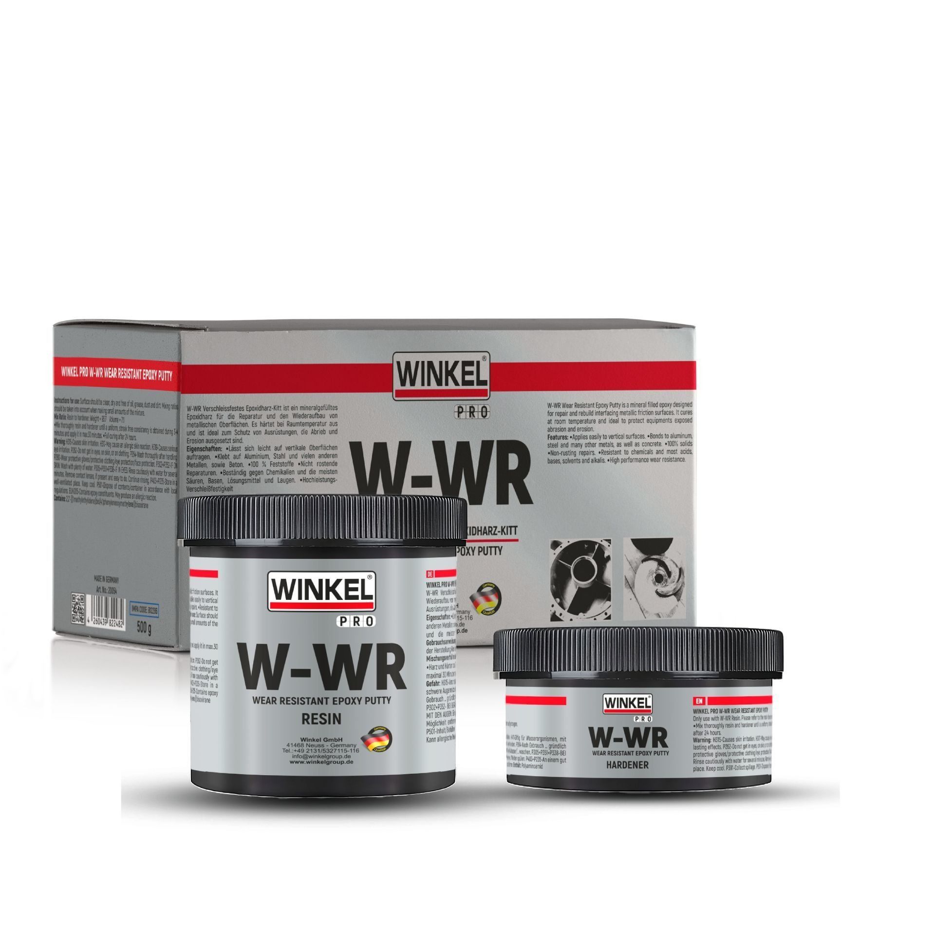 WINKEL PRO W-WR Wear Resistant Epoxy Putty 500 GR
