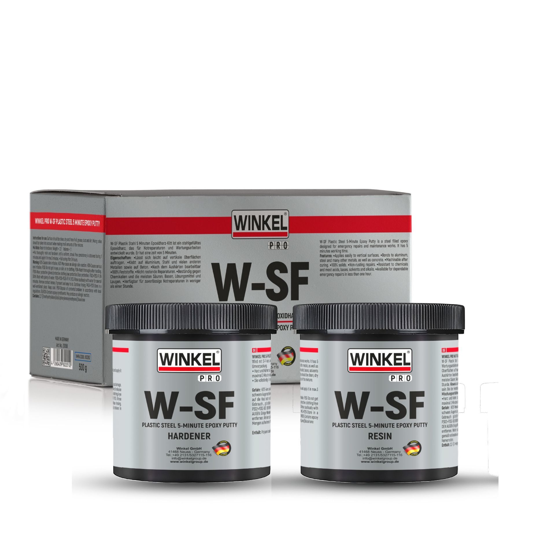 WINKEL PRO W-SF Plastic Steel 5-Mınute Epoxy Putty 500 GR