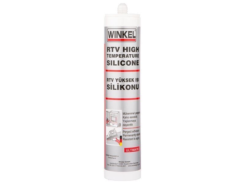 Winkel RTV Yüksek Isı Silikon Kırmızı Asetoksi 280 ML