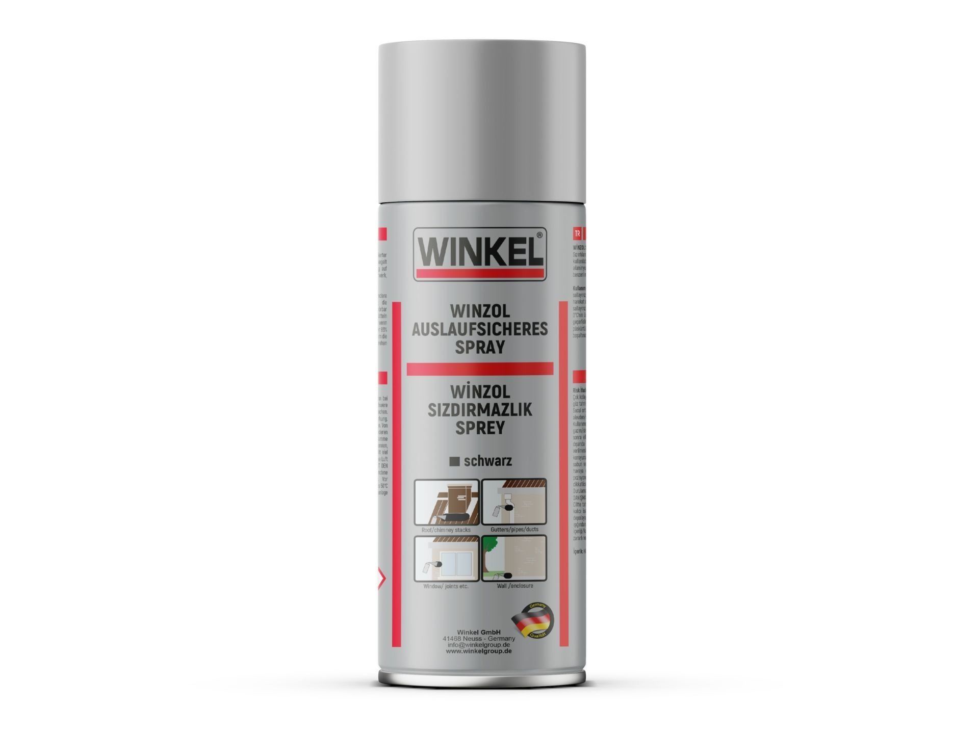 Winkel Winzol Sızdırmazlık Sprey Siyah 500 ML
