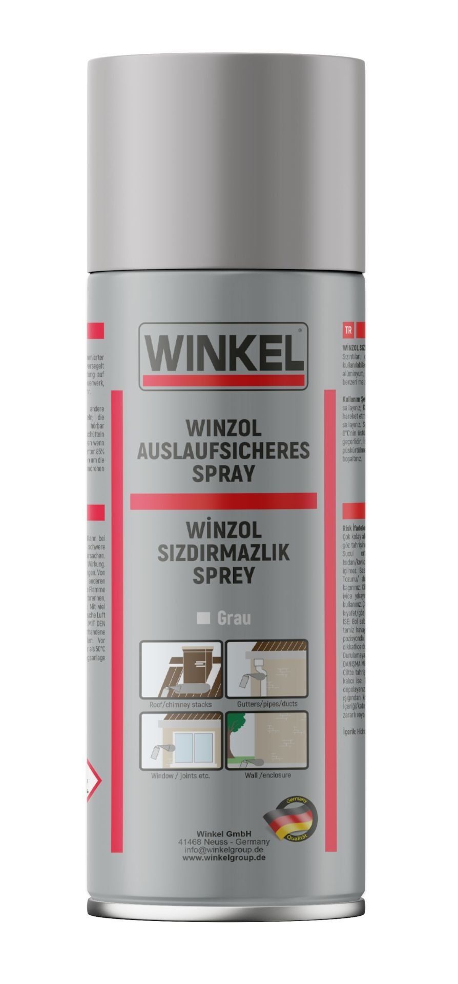Winkel Winzol Sızdırmazlık Sprey Gri 500 ML