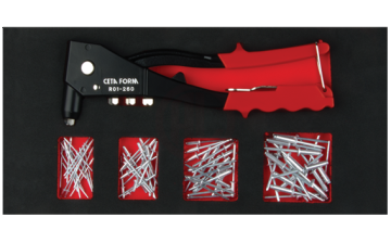 Ceta Form 5 Parça Perçin Tabancası Seti (EVA'lı)